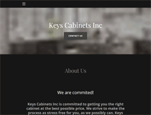 Tablet Screenshot of keyscabinetsinc.com